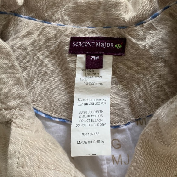 Sergent Major Boy's‎ Beige/Tan Suit Jacket and Pants Set - Picture 11 of 13